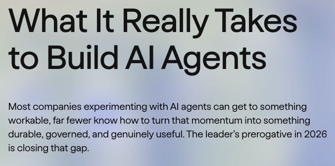 Section webinar — What It Really Takes to Build AI Agents